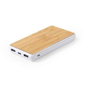 Power Bank 8000 mAh Bambú