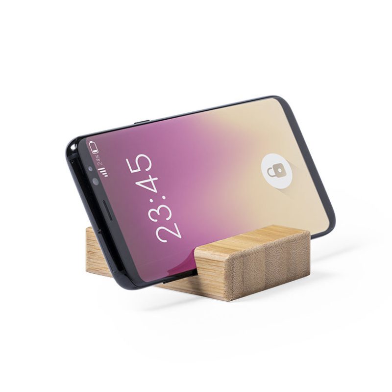 Soporte Celular Bambú
