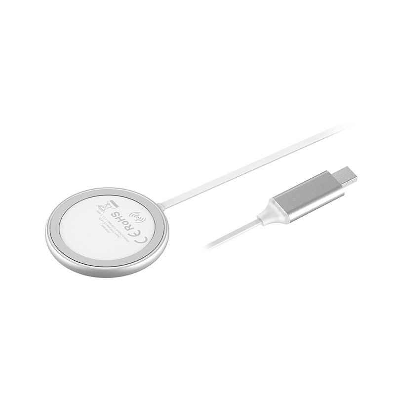 Cargador Inalámbrico 10W Aluminio / Magnético