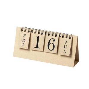 Calendario Perpetuo Cartón Reciclado