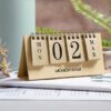 Calendario Perpetuo Cartón Reciclado