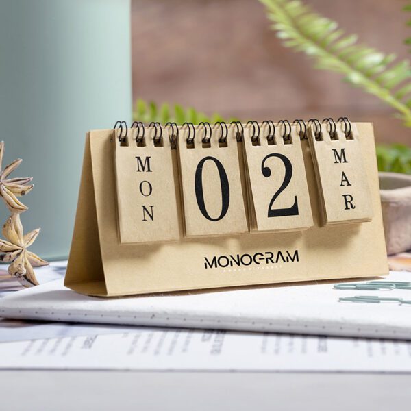 Calendario Perpetuo Cartón Reciclado