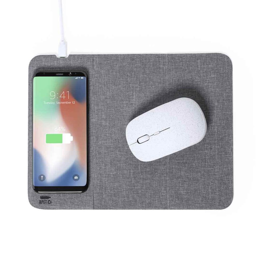 Pad Mouse Cargador 10W PET Reciclado