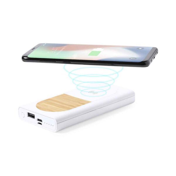 Power Bank 8000 mAh Ácido PoliLáctico Bambú