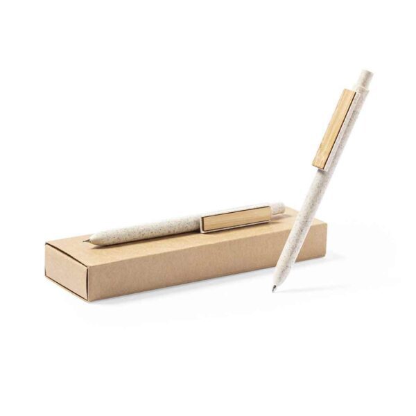 Set Bolígrafo Portaminas Fibra de Trigo