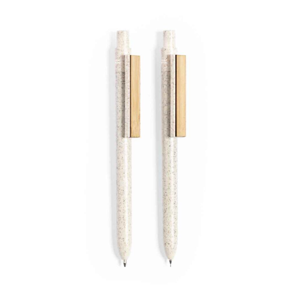 Set Bolígrafo Portaminas Fibra Trigo