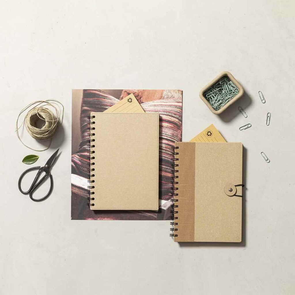 Cuaderno 14 x 21 Cartón Reciclado 