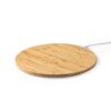Pad Mouse Cargador 10W Bambú