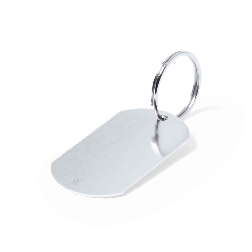 Llavero Rectangular Aluminio Reciclado
