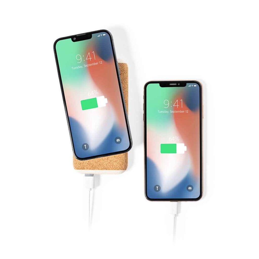 Power Bank 8000 mAh Corcho Fibra Trigo