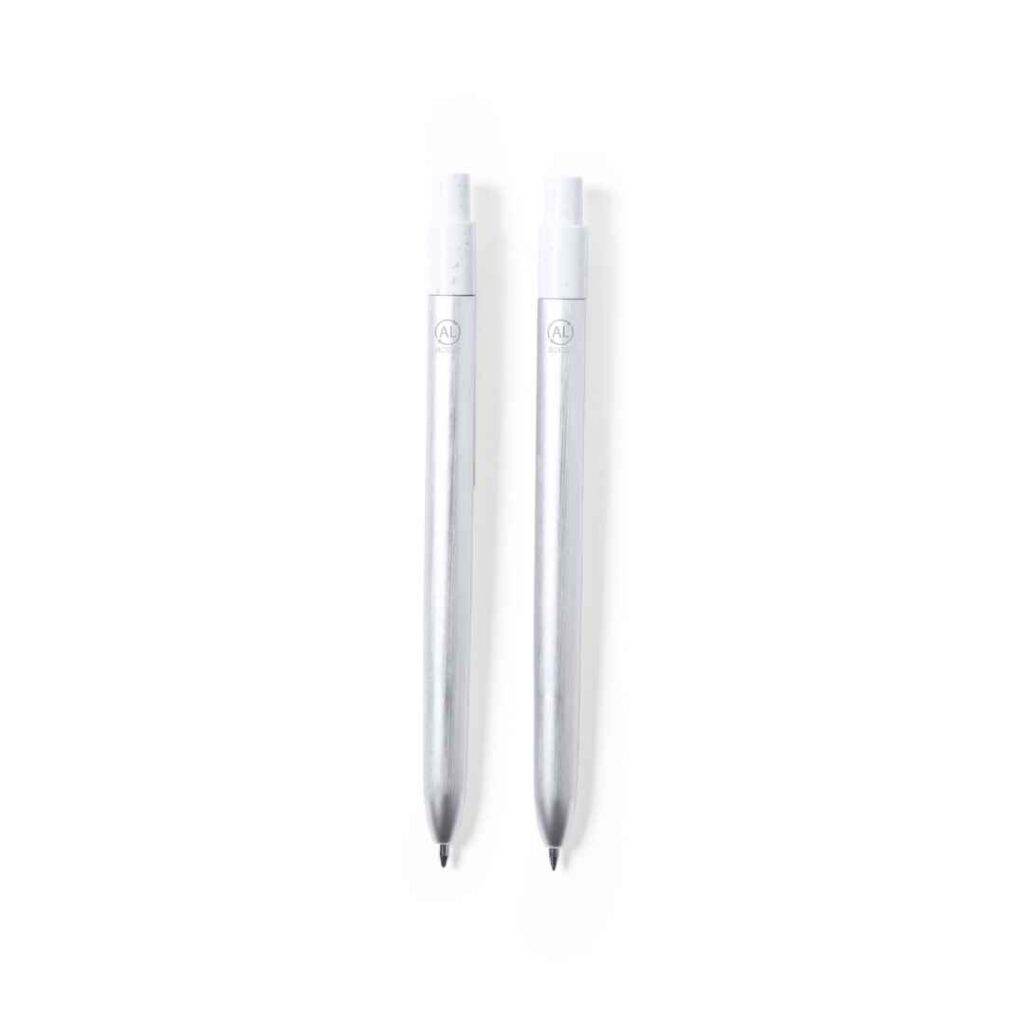 Set Bolígrafo Roller Aluminio Reciclado