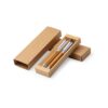 Set Bolígrafo Roller Cuero Reciclado