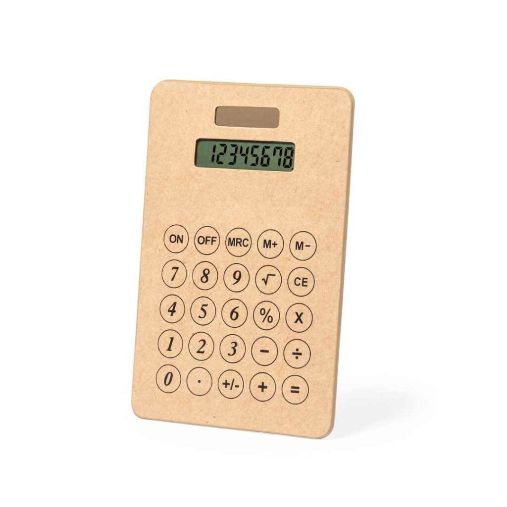Calculadora Solar Cartón Reciclado