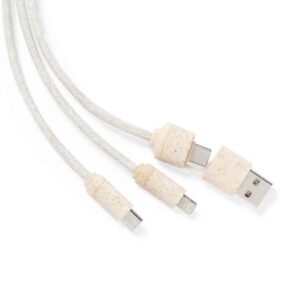 Multicargador Bambú Fibra de Trigo