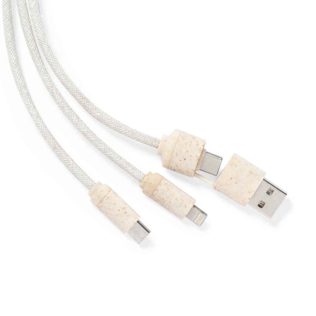 Multicargador Bambú Fibra de Trigo