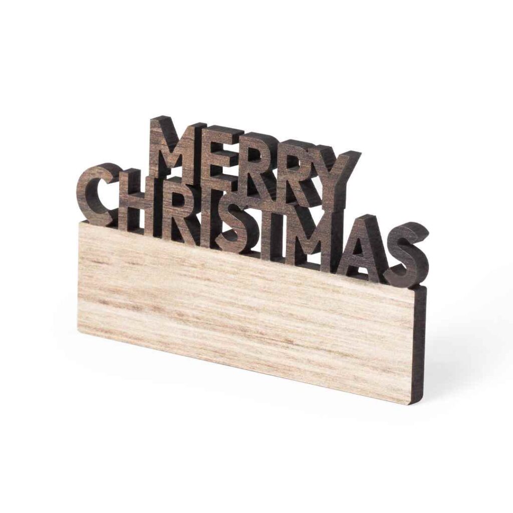 Imán Navideño Madera