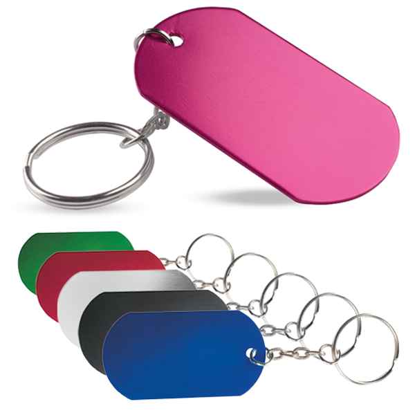 Llavero Rectangular Metálico