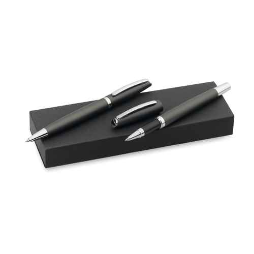 Set Bolígrafo Roller Metálico
