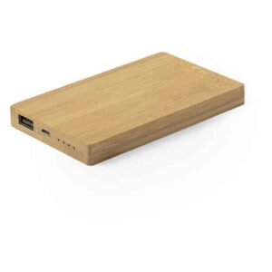 Power Bank 5000 mAh Bambú