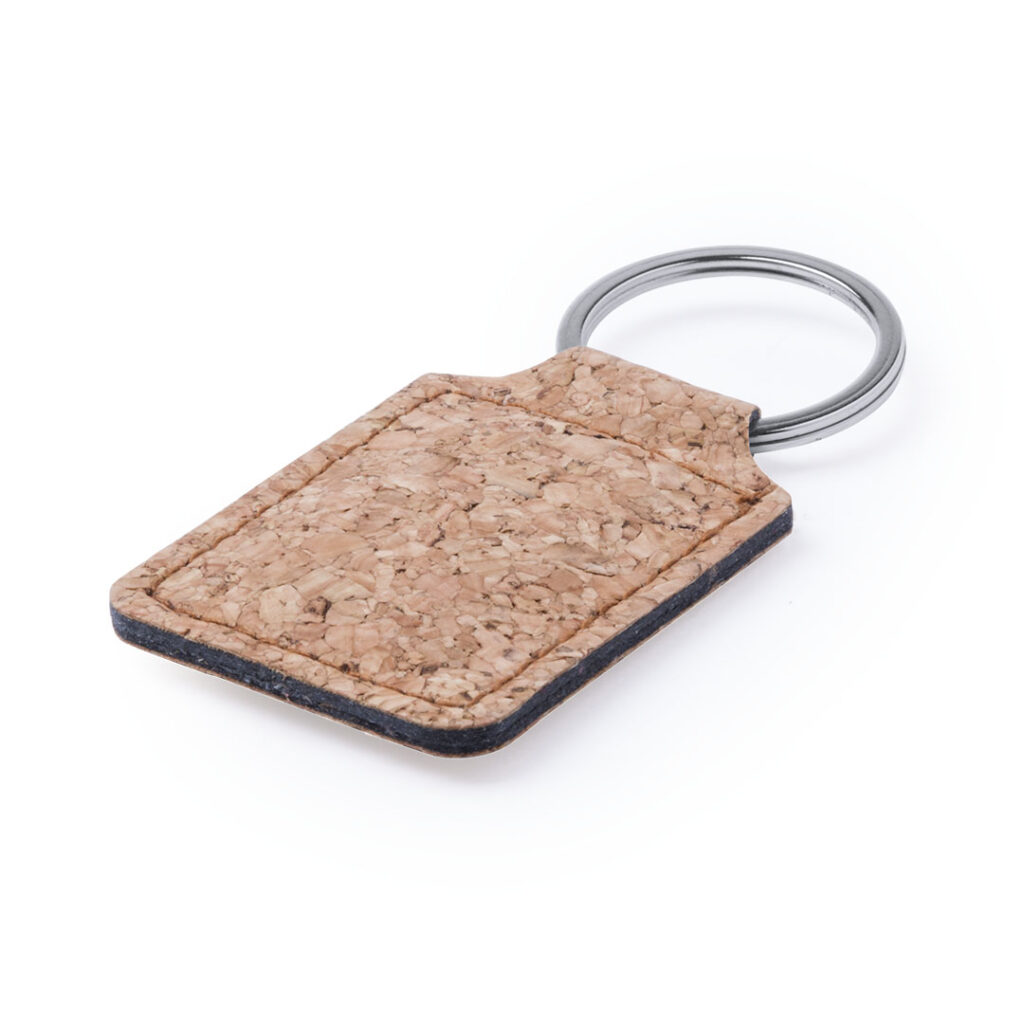 Llavero Rectangular Corcho