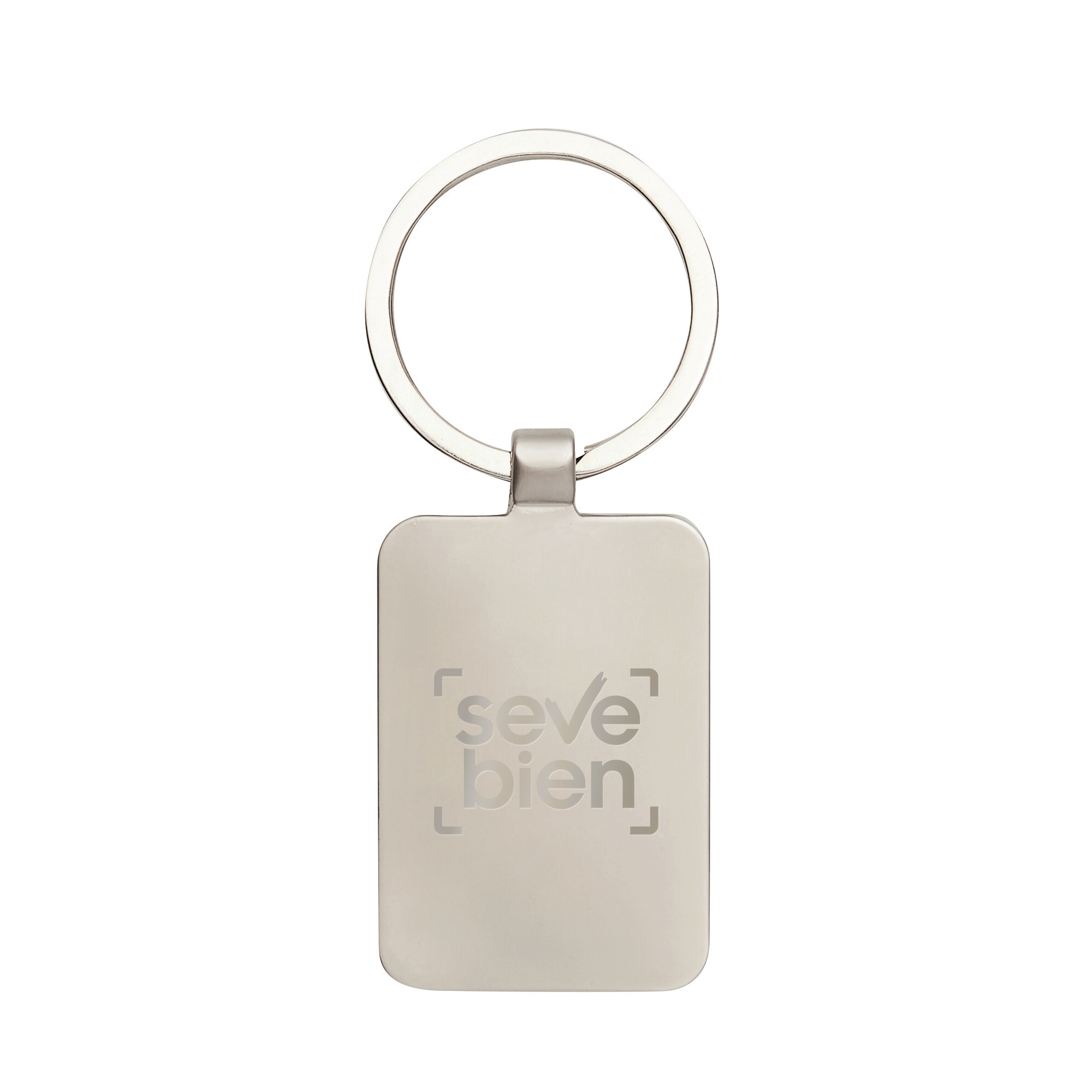 Llavero Rectangular Bambú