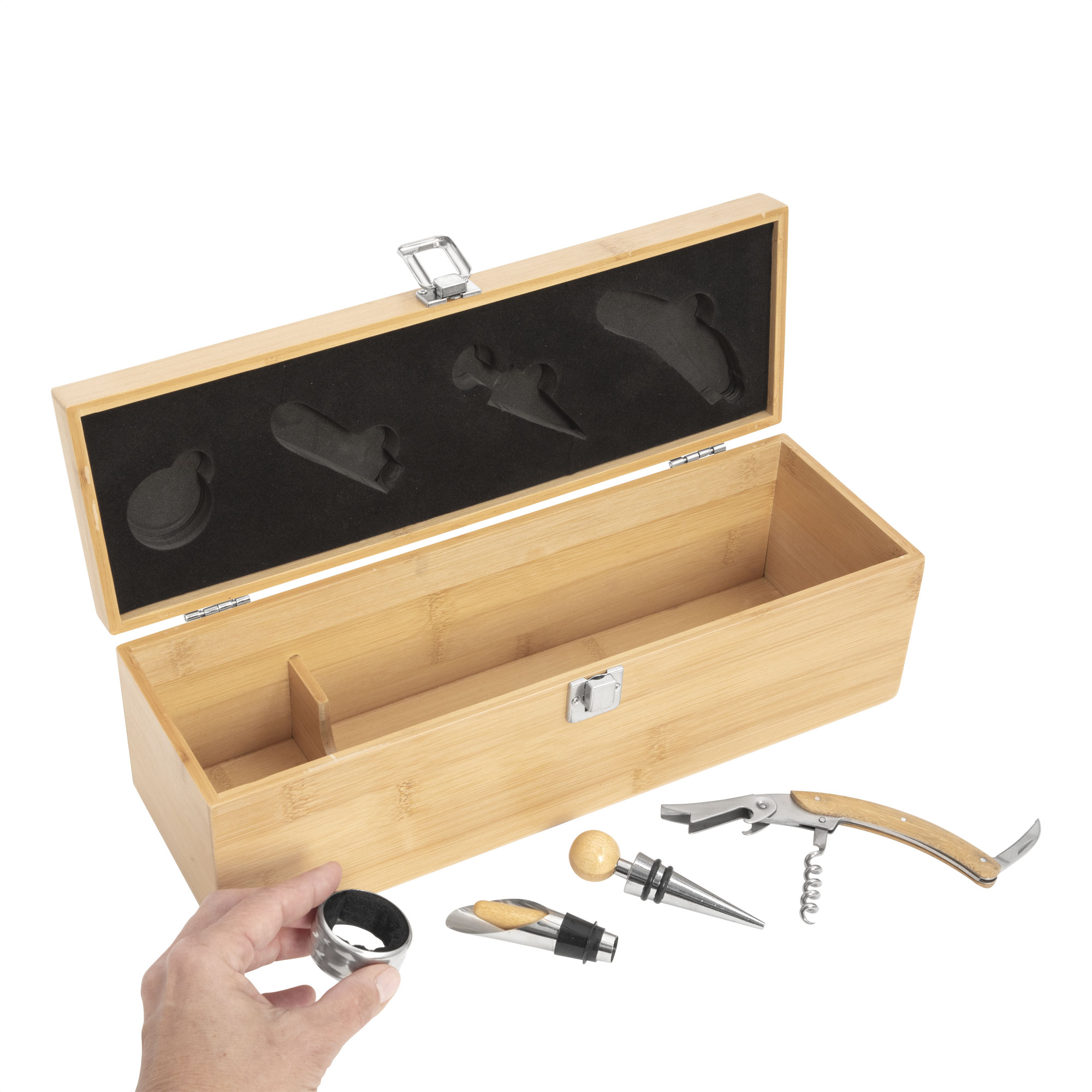Set de Vino Bambú