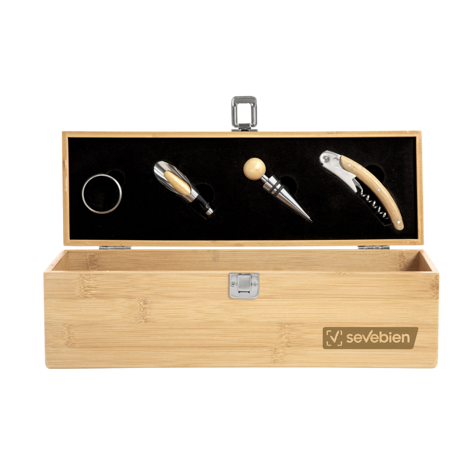 Set de Vino Bambú