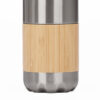 Botella Acero Inoxidable Bambú 500 cc.