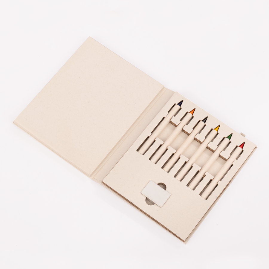Set DIbujo Caja Leche Reciclada