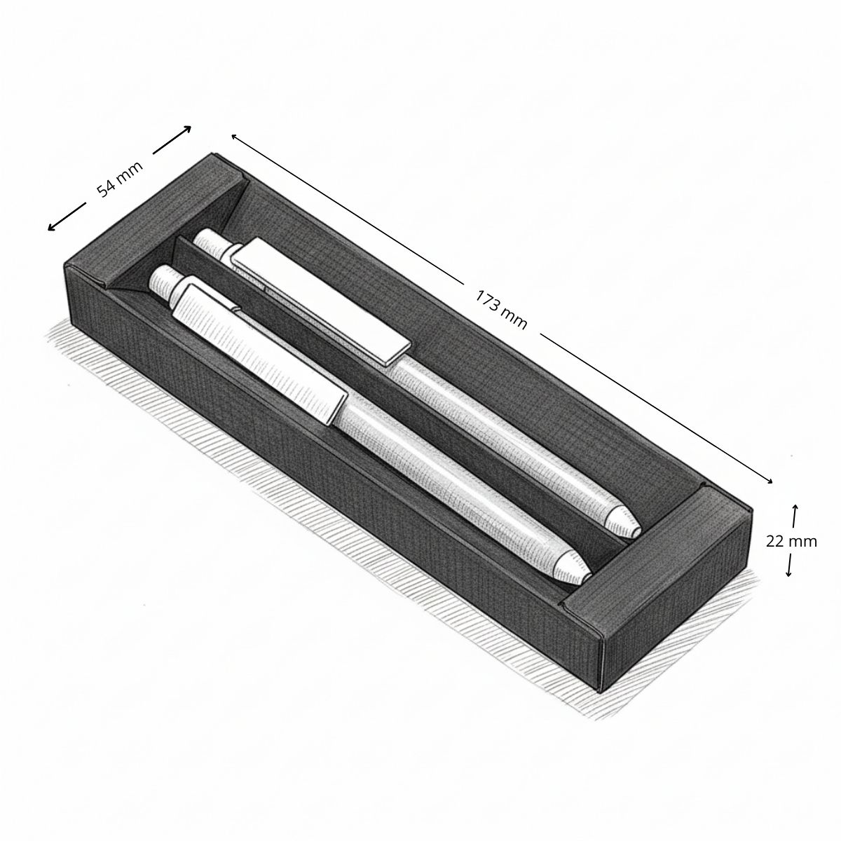 Set Bolígrafo y Portaminas Aluminio Reciclado