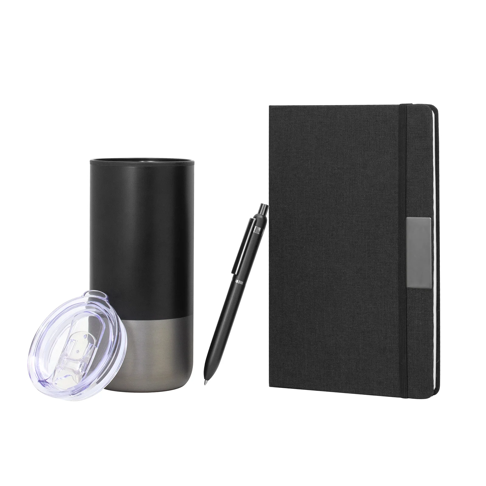 Welcome Pack Libreta, Mug y Bolígrafo Negro Personalizado