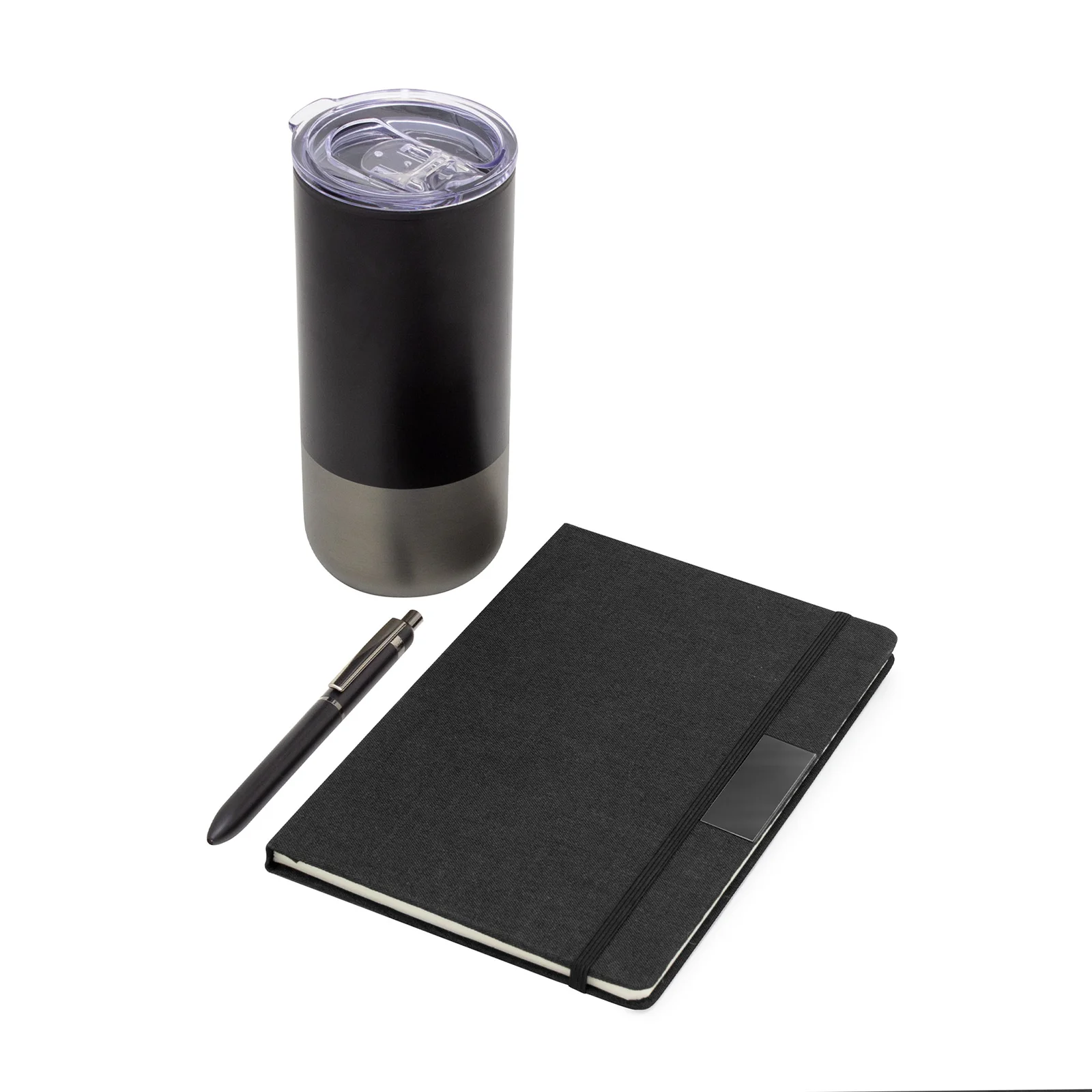 Welcome Pack Libreta, Mug y Bolígrafo Negro Personalizado