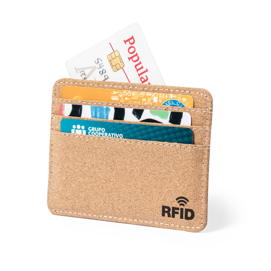 Tarjetero RFID Corcho