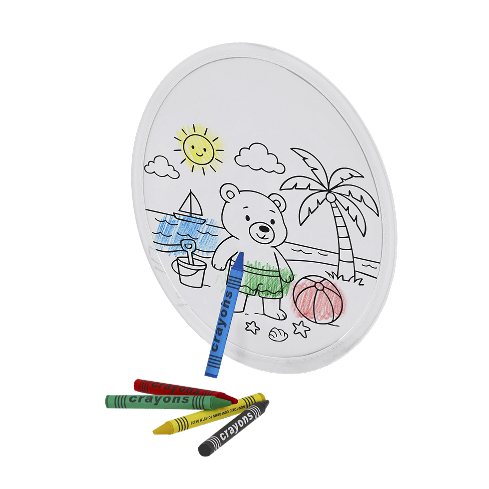 Frisbee Coloreable