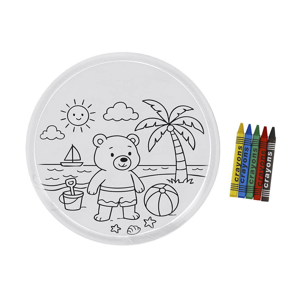Frisbee Coloreable