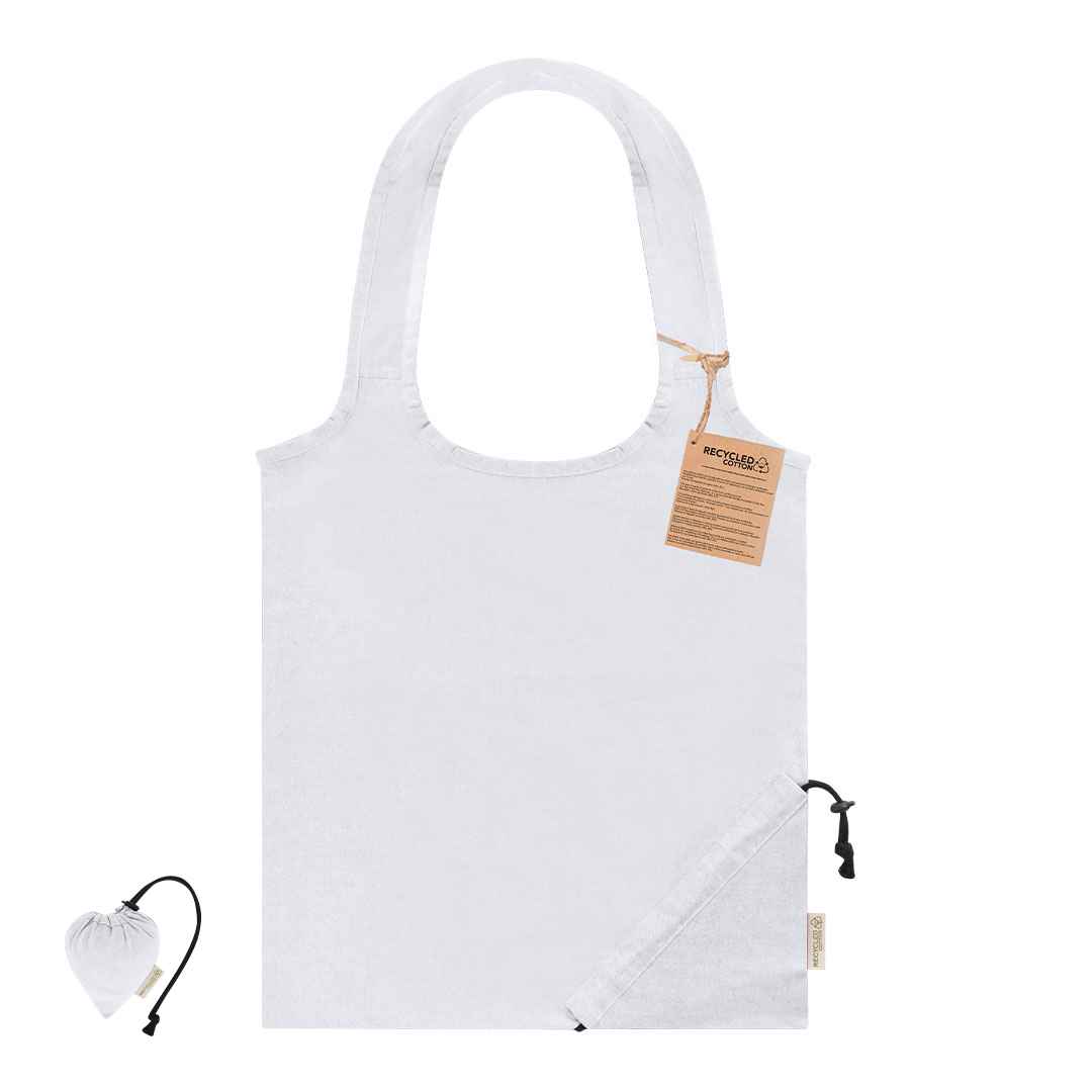 Bolsa Algodón Reciclado Plegable 38 x 40