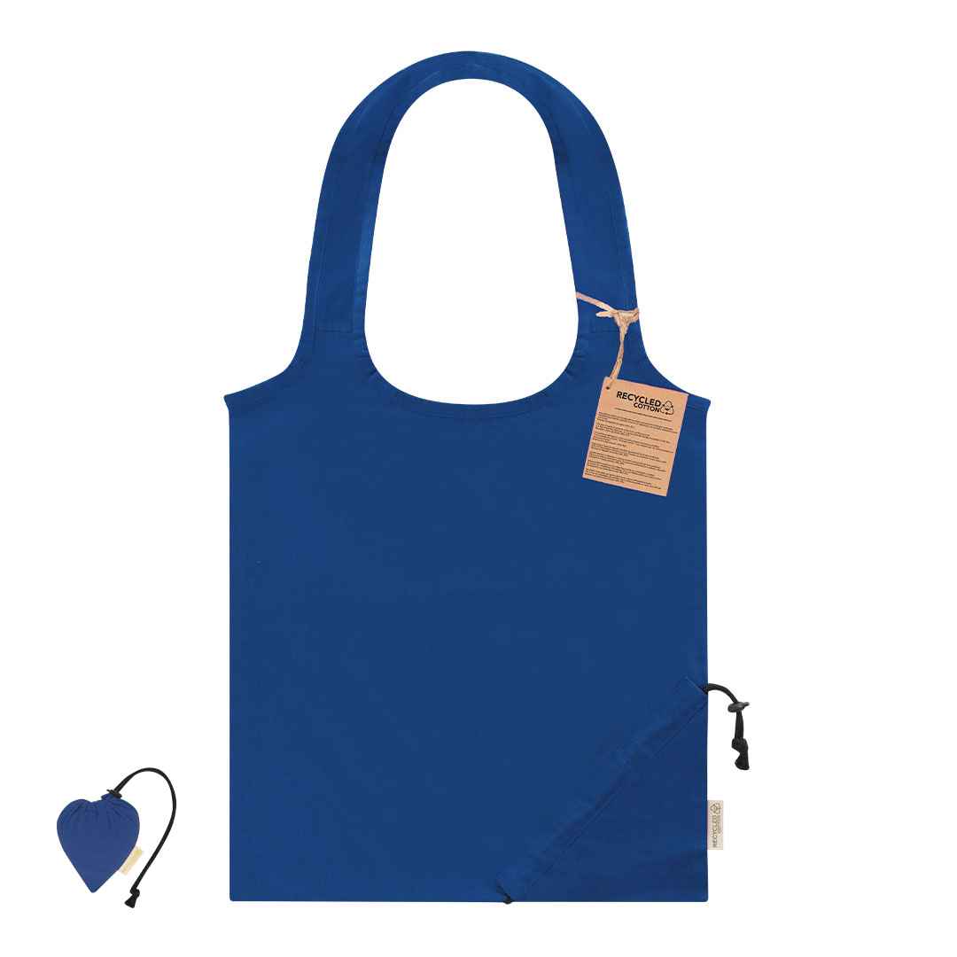 Bolsa Algodón Reciclado Plegable 38 x 40