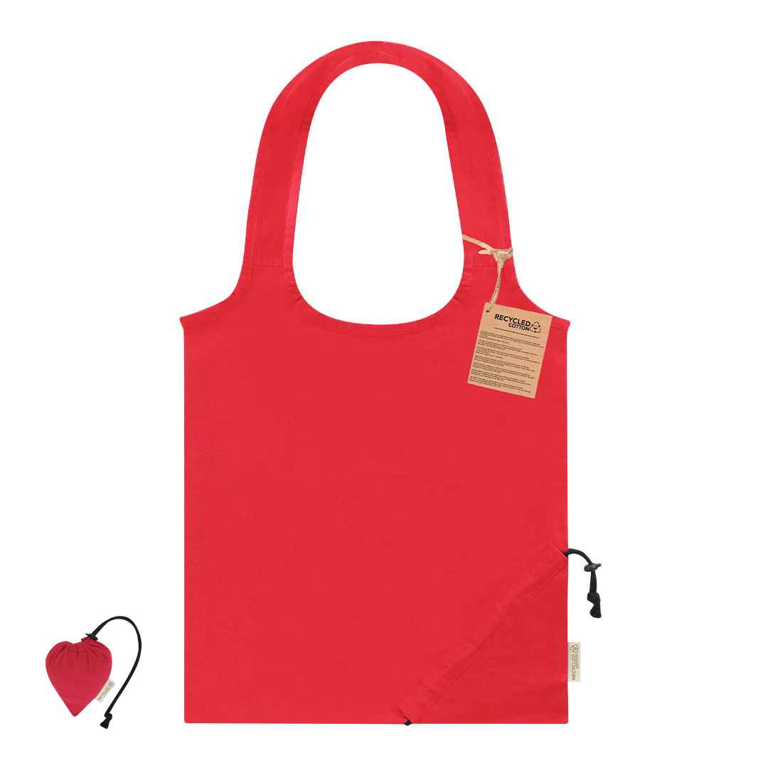 Bolsa Algodón Reciclado Plegable 38 x 40