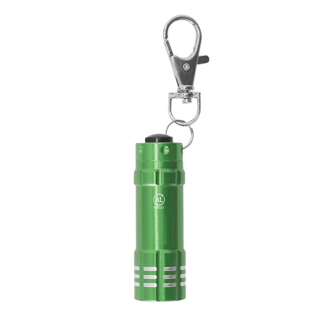 Llavero Linterna Aluminio Reciclado