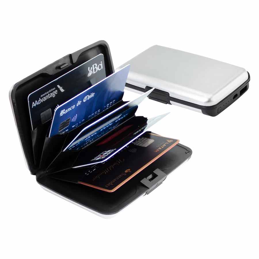Tarjetero RFID Power Bank