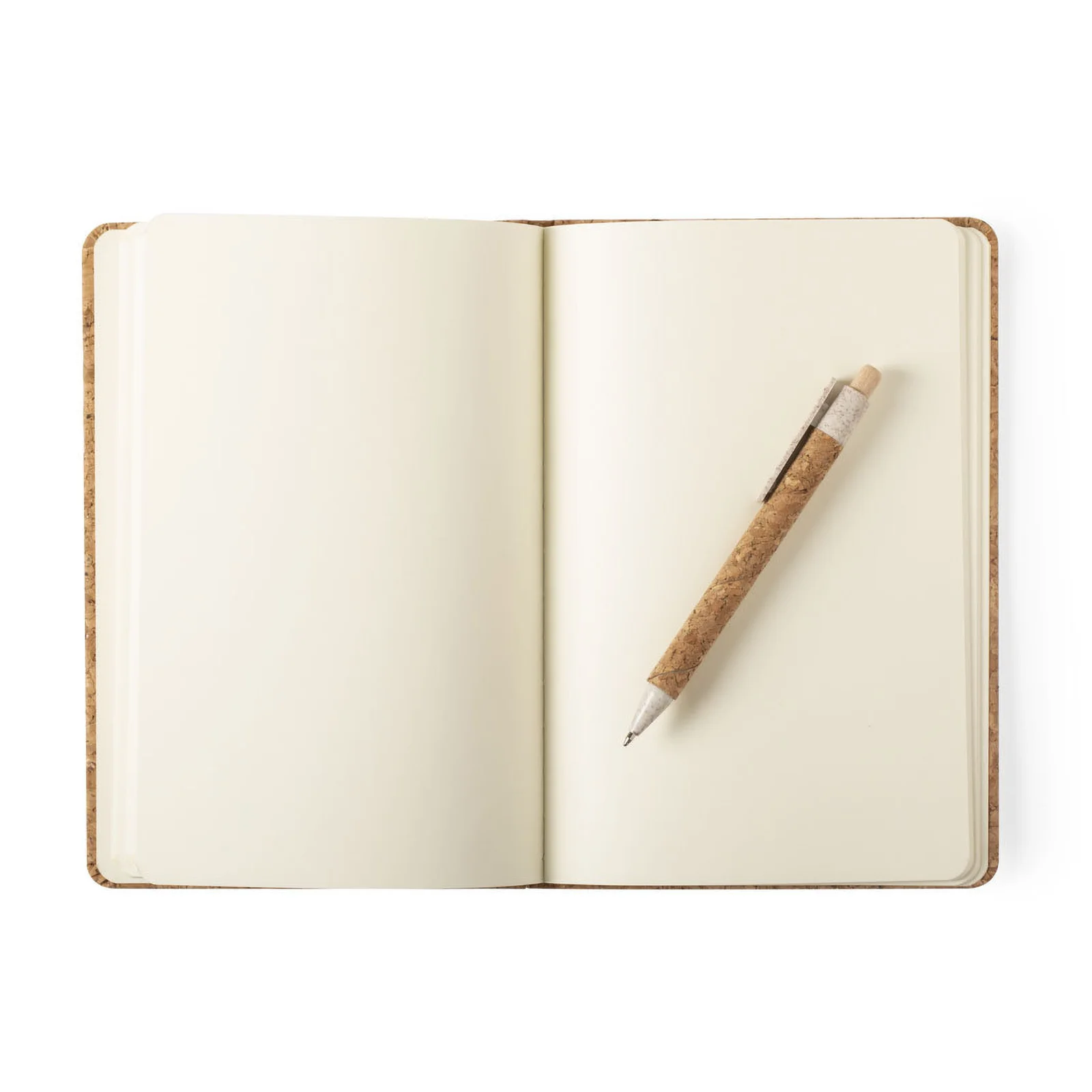 Set Corporativo Libreta y Bolígrafo de Corcho Natural
