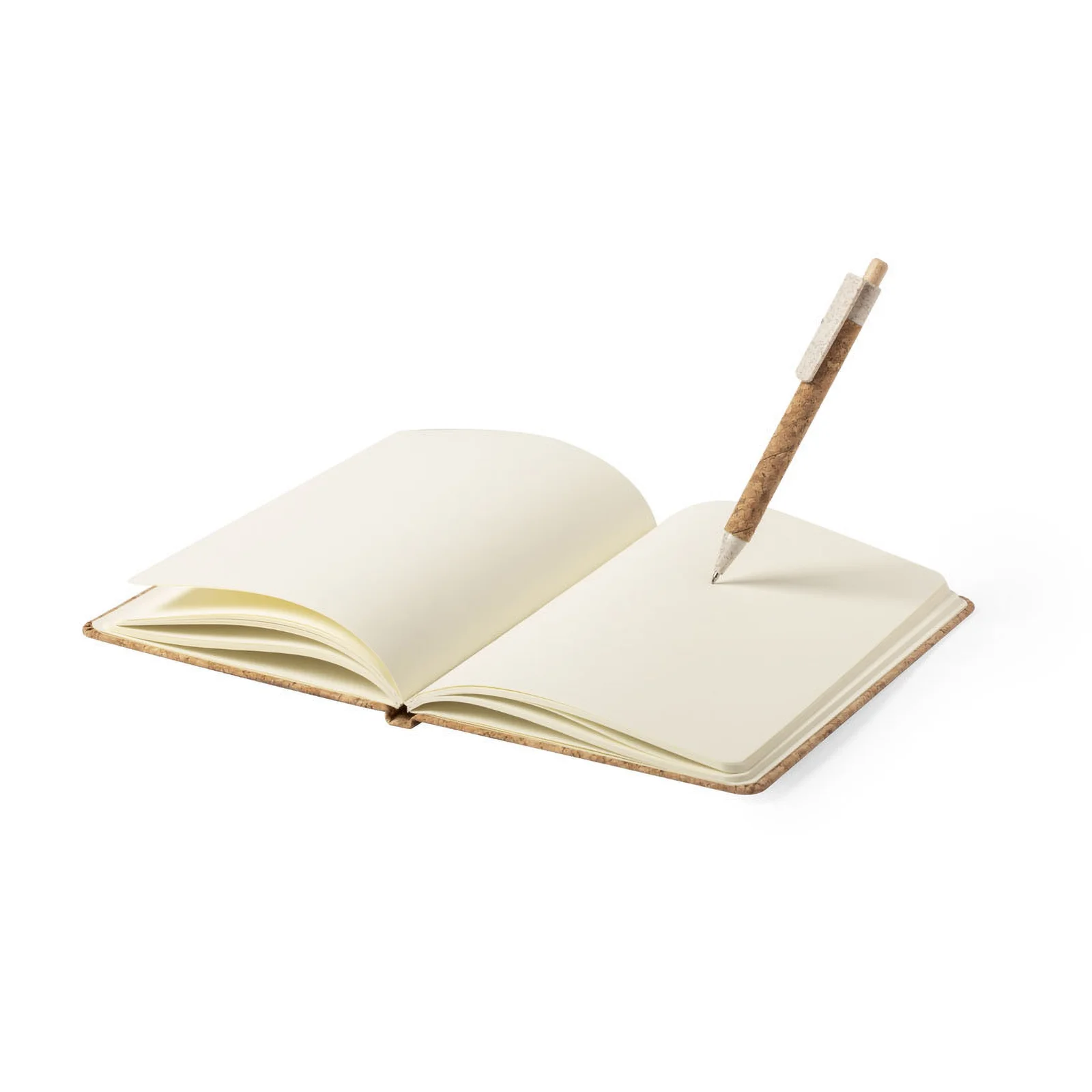 Set Corporativo Libreta y Bolígrafo de Corcho Natural