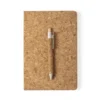 Set Corporativo Libreta y Bolígrafo de Corcho Natural