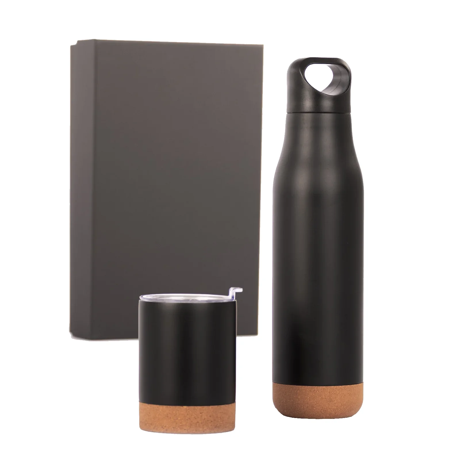 Set Corporativo Botella Térmica y Mug Premium con Corcho