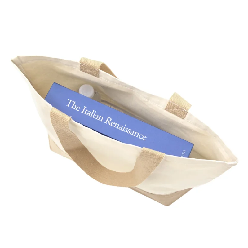 Bolsa de algodón y yute 