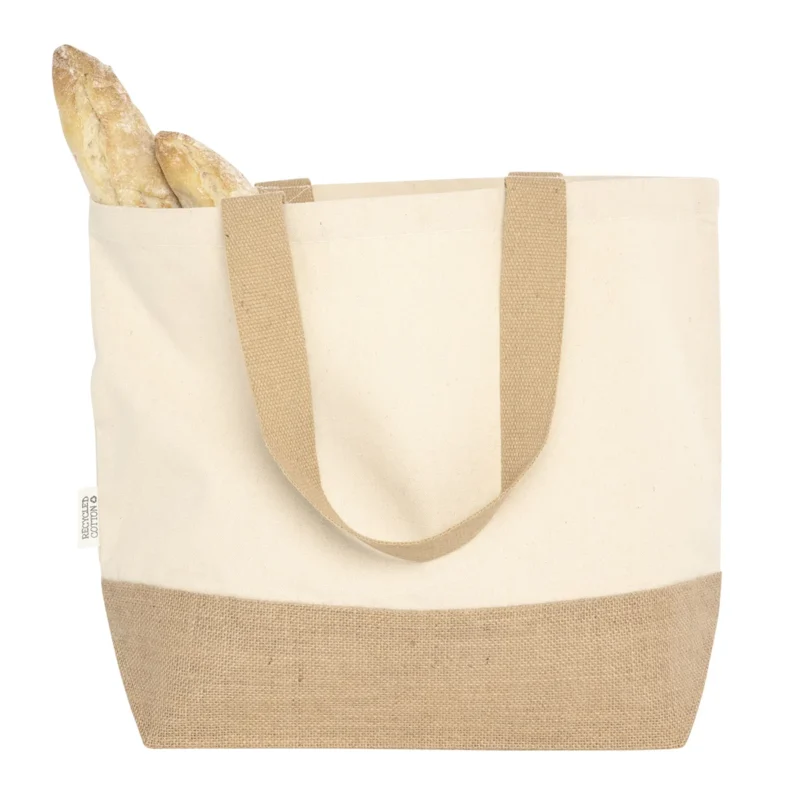 Bolsa de algodón y yute 