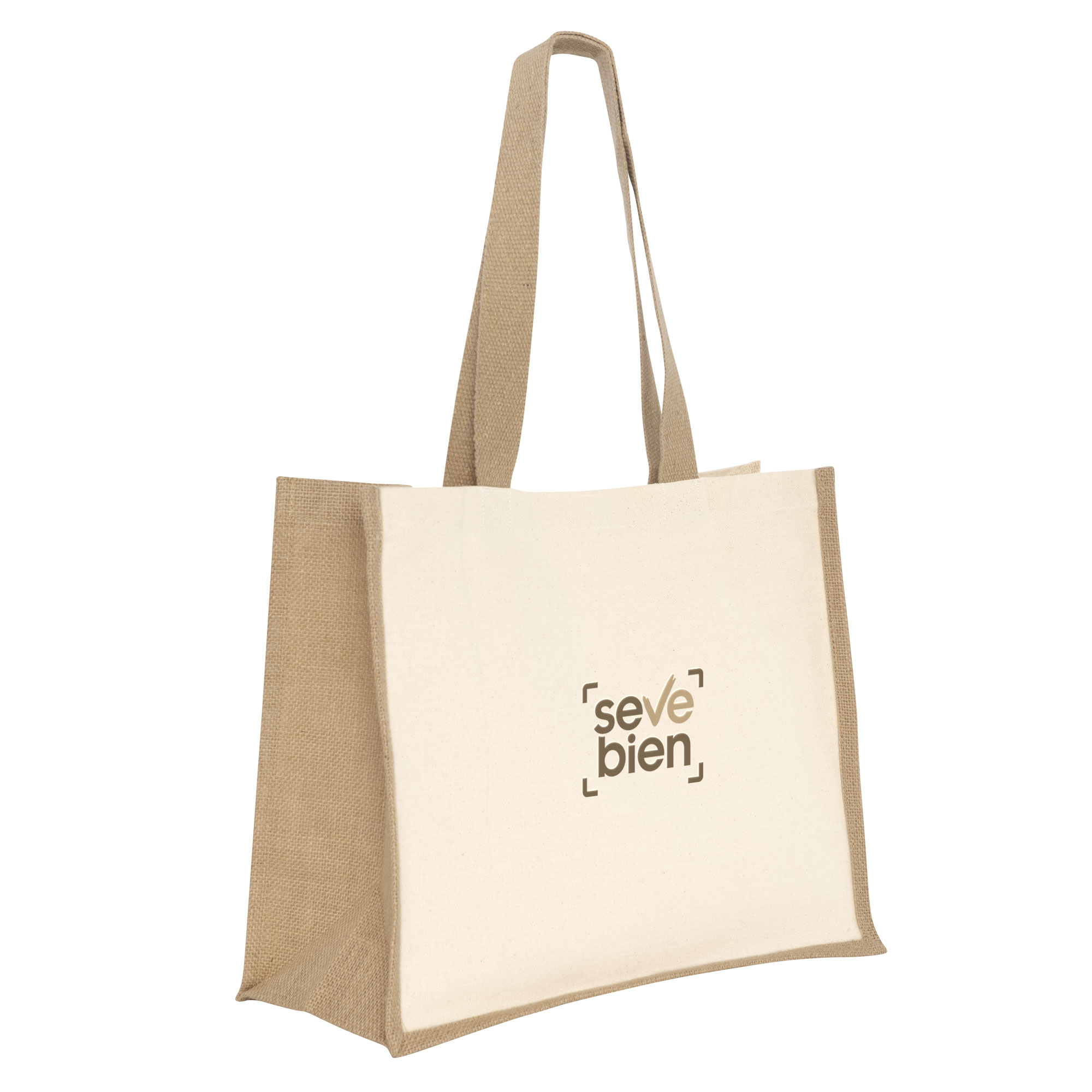 Bolsa de algodón y yute 