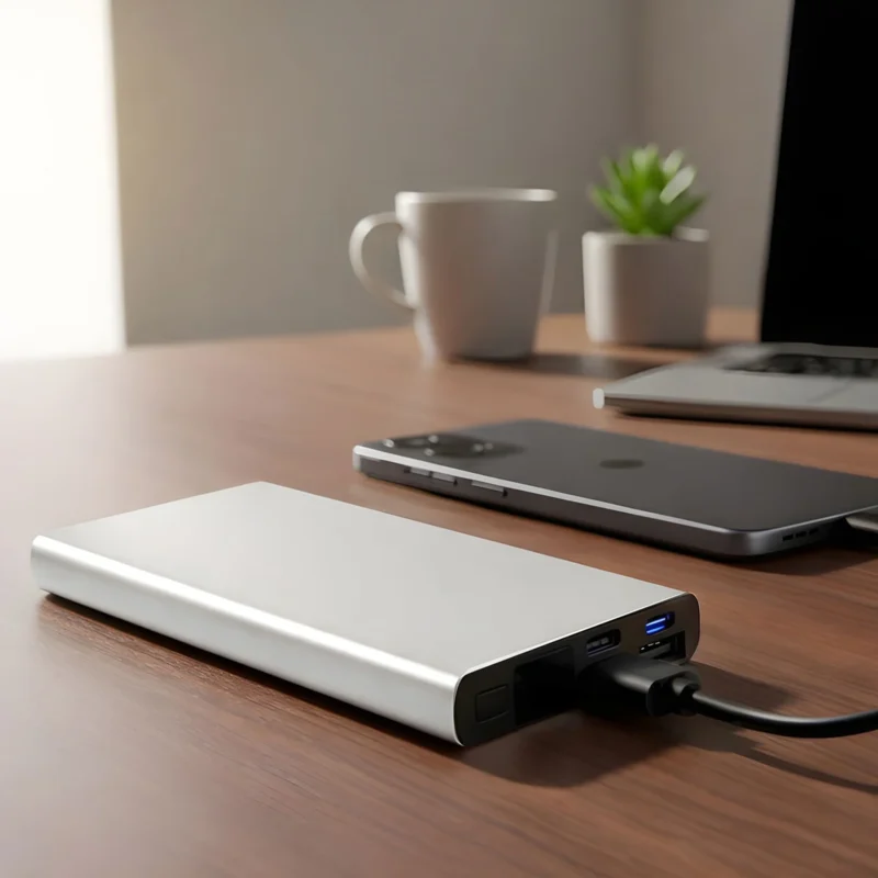 Power Bank 10000 mAh Aluminio Reciclado