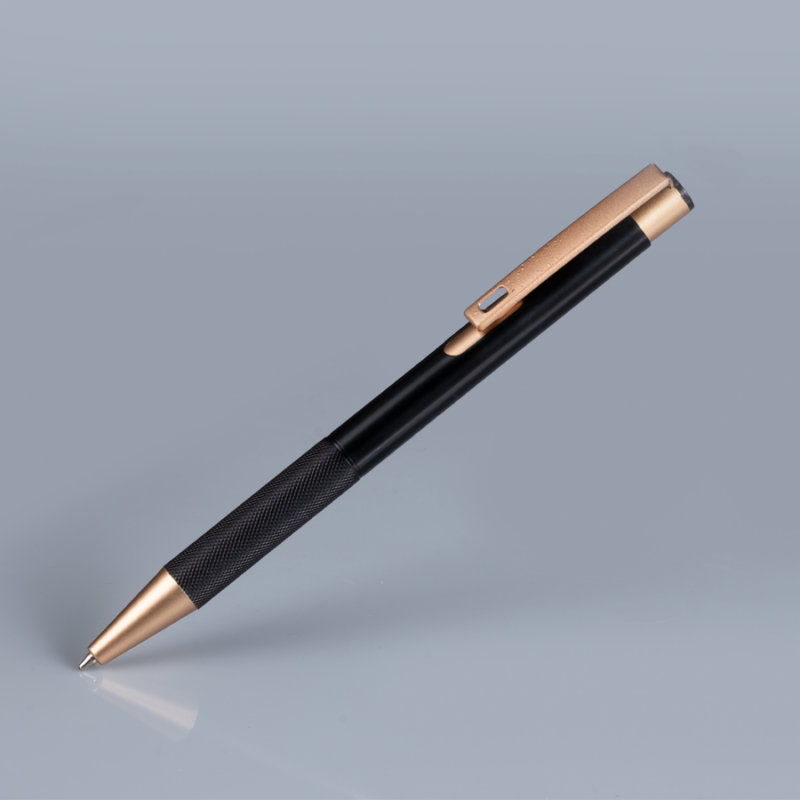 Bolígrafo de aluminio negro