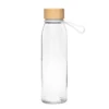 Botella Vidrio con tapa de bambú
